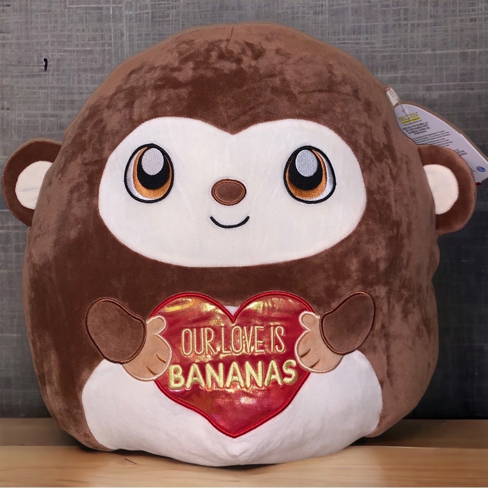 Retired New w/tags Exclus 16in Our Love Is Bananas Mark Monkey Squishmallow 2022